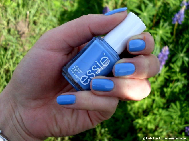 Ногти цвета неба... Essie nail polish 94 lapiz of luxury