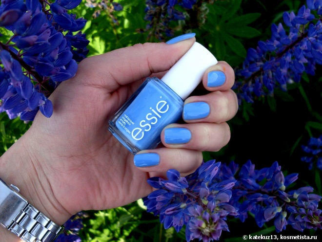 Ногти цвета неба... Essie nail polish 94 lapiz of luxury