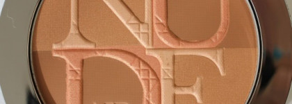 Солнечный макияж с пудрой Diorskin Nude Air Glow Powder 001 Fresh Tan