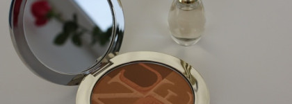 Солнечный макияж с пудрой Diorskin Nude Air Glow Powder 001 Fresh Tan