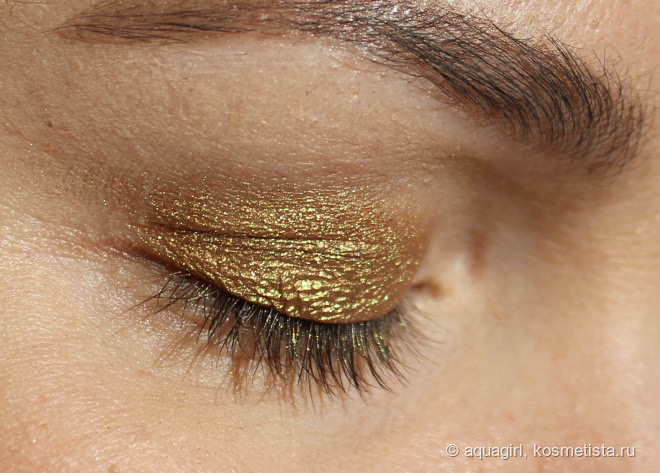 Пигмент MAC Old Gold - золотой запас моей косметички