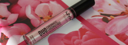 Новинка от NYX - блеск для губ NYX Duo Chromatic shimmer lip gloss в оттенке The New Normal