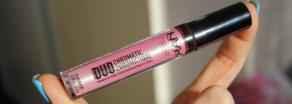Новинка от NYX - блеск для губ NYX Duo Chromatic shimmer lip gloss в оттенке The New Normal
