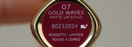 Kiko Matte Lip Stylo 07 Magenta Weave из лимитированной коллекции Gold Waves