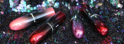 MAC Love Me Lipstick 405, 410, 423, 428