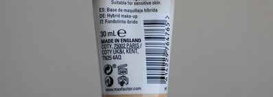 Max Factor Miracle Second Skin Hybrid Foundation в оттенке 03 Light