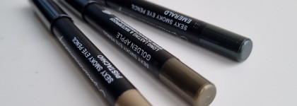 Три роскошных зелёных карандаша Sexy Smoky Eye Pencil в наборе Green Passion от Romanovamakeup