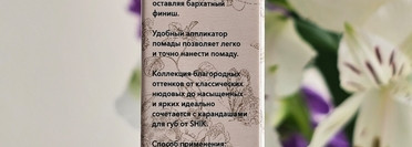 Shik Studio Soft Matte Lipstick в оттенке 14 Purpur