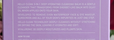 Biobalance Hello Clean Deep Hydrating Cleansing Balm