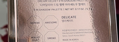 Dear Dahlia Dream Velvet Eyeshadow Palette Delicate