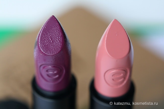 Essence lipstick Velvet Matt 23 и 24. А матт ли это?
