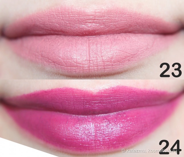 Essence lipstick Velvet Matt 23 и 24. А матт ли это?