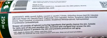 Масло для душа c Календулой The shower oil Marigold от AlpStories