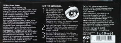 Палетка теней для век Sand Nudes Eyeshadow Palette от Catrice