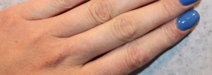 Небесно-голубая Aurelia + стемпинг