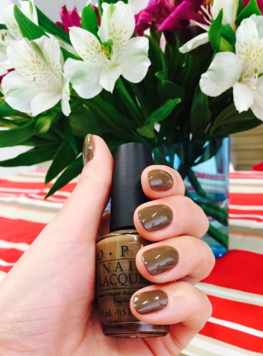 Моя осень с OPI Nail Laquer a-taupe the space needle