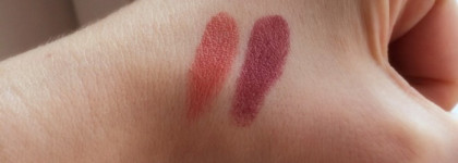 Двое из ларца, не одинаковых с лица - увлажняющая губная помада Rimmel Moisture Renew 705 Lets's Get Naked и 180 Wintage Pink