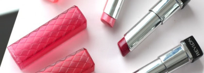 Розовый рай с помадами Revlon Colorburst Lip Butter 080 Strawberry Shortcake, 050 Berry Smoothie и 010 Raspberry Pie