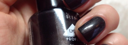 Не просто чёрный Rimmel Lycra Pro #398 Black pearl