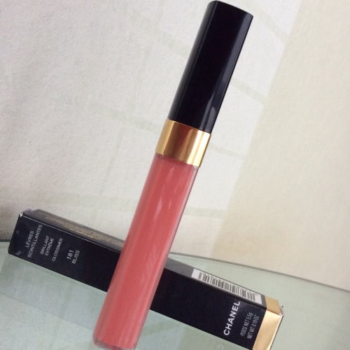 Красивый нюд - Блеск для губ Chanel Levres Scintillantes Glossimer #181 Bliss