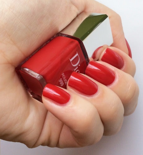 Новогодняя классика - красный! Dior vernis #999 Rouge