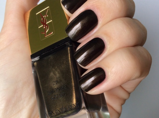 YSL La Laque Couture Nail Lacquer #28 Bronze Aztec