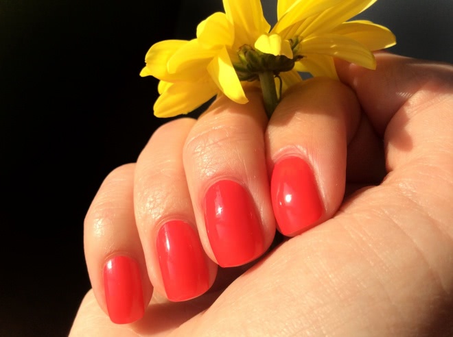 Теплая весна с Dior Vernis Couture Colour Gel Shine And Long Wear Nail Lacquer #660 Glory