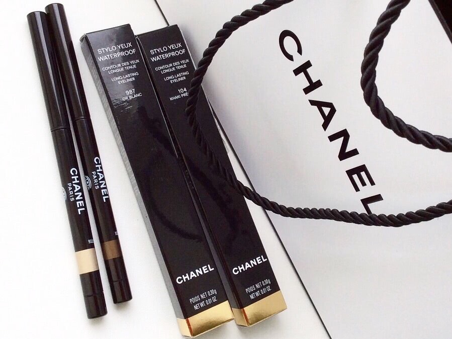 Chanel Stylo Yeux Waterproof Long-Lasting Eyeliner #104 Khaki Precieux,  #987 Or Blanc, Отзывы покупателей