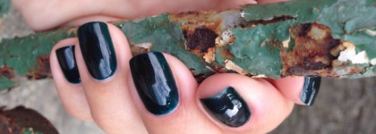 Осень. Холодная вода. Chanel Le Vernis Nail Colour # 679 Vert Obscur