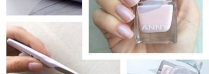 Фарфоровый маникюр: Anny nail polish 925 No more yellow nude и Mertz Manicure 602