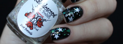 El Corazon Kaleidoscope Декоративный Топ Забава - № Z-21 Загадка на черной подложке Ноготок №07