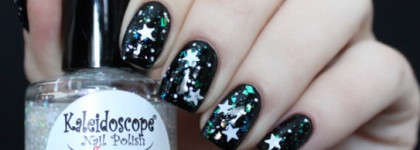 El Corazon Kaleidoscope Декоративный Топ Забава - № Z-21 Загадка на черной подложке Ноготок №07