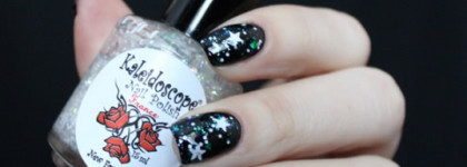 El Corazon Kaleidoscope Декоративный Топ Забава - № Z-21 Загадка на черной подложке Ноготок №07