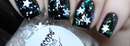 El Corazon Kaleidoscope Декоративный Топ Забава - № Z-21 Загадка на черной подложке Ноготок №07