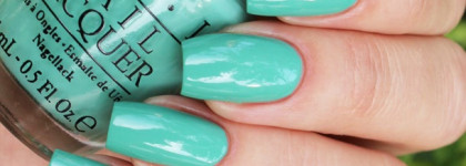 OPI - My Dogsled Is A Hybrid и стемпинг с пластиной  Konad Square Image Plate 11