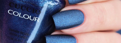 Мой любимый "замшевый" Cuccio - Cobalt Cool и немного дизайна