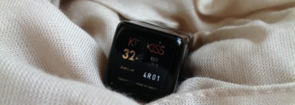 Дневная версия красных губ с помадами Guerlain Kiss Kiss Lipstick Le Rouge Creme Galbant Shaping Cream Lip Colour # 324 Red Love и Mac Lipstick Cremesheen #A33 Crosswires