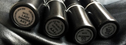 Мои помады Mac: красные Lady Danger, Ruby Woo, Russian Red и Red