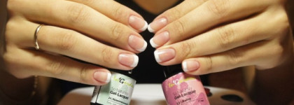 Маникюр в домашних условиях с гель-лаками In'Garden и CND Shellac