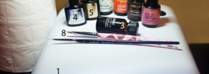 Маникюр в домашних условиях с гель-лаками In'Garden и CND Shellac