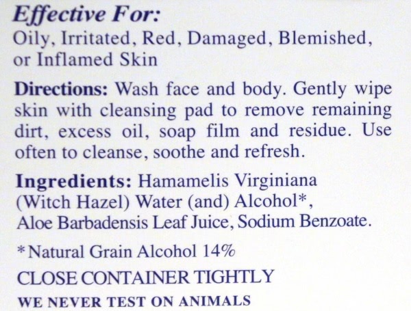T.n. Dickinson's Witch Hazel Cleansing Pads - палочка-выручалочка