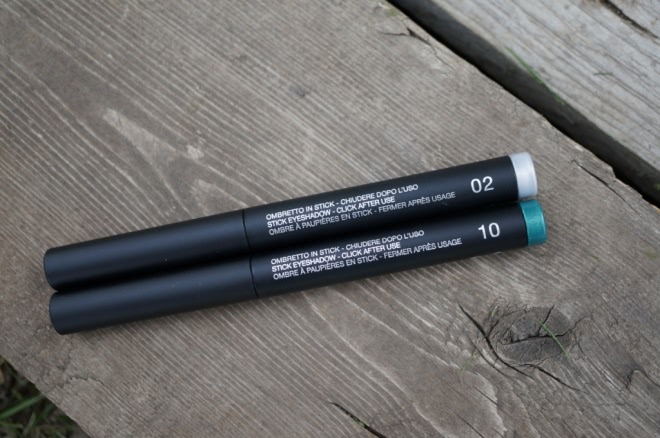Kiko Milano - тени long lasting stick eyeshadow в оттенках 02 и 10