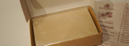 Шампуневое мыло Клеона (ака твёрдый шампунь "Репейный")