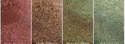 Colourpop Pressed Powder Shadows. 4 осенних оттенка