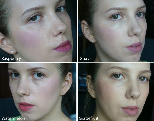 Becca Beach Tints (Grapefruit, Guava, Watermelon, Raspberry)