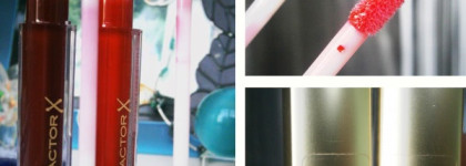 Новый блеск от Max Factor Color Elixir Gloss #65 Lustrous Plum, #30 Captivating Ruby