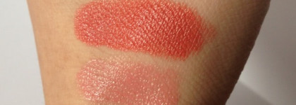 Две сестрички Lumene Wild Rose moisture lipstick SPF 15     №15, № 66