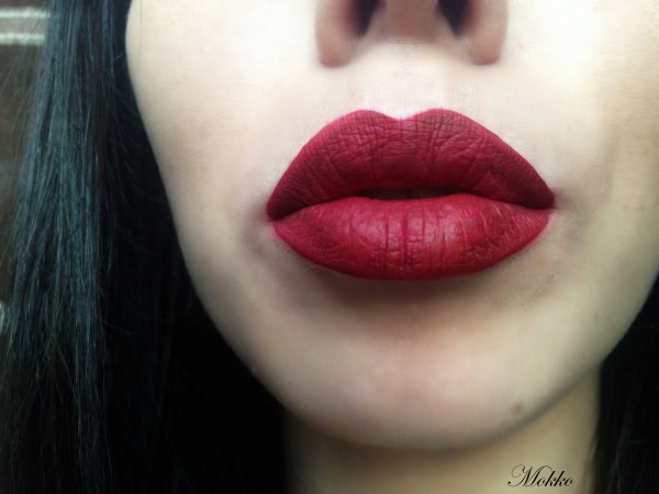 Губы цвета крови... Lime Crime Velvetine Liquid-To-Matte Lip Stain ''Wicked