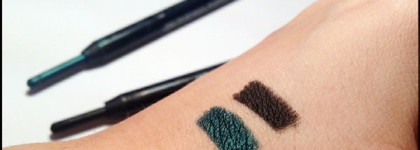 Essence Гелевая подводка в выдвигающемся карандаше Gel eye pencil waterproo в оттенке №01 black blaze  и №03 urban jungle