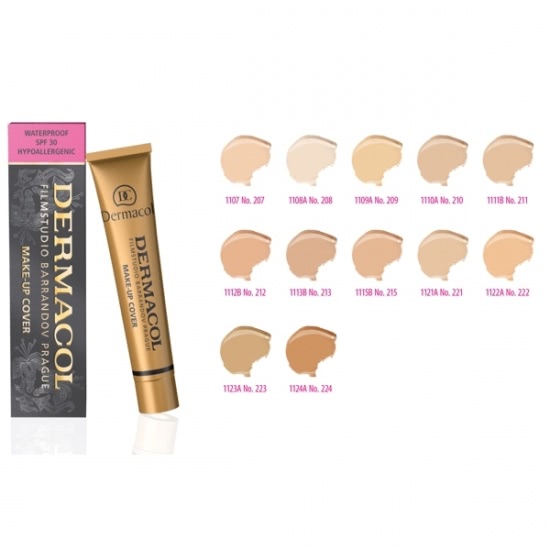 Adobe Photoshop в реальном времени? Dermacol Make-up cover в оттенке №210. Filmstudio barrandov prague